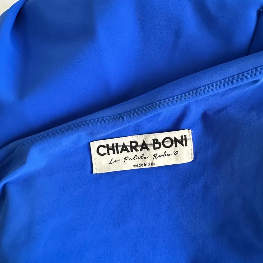 Chiari Boni Lianette One-Shoulder Embellished Gown - Picture 9 of 13